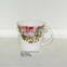 v-shape coffee tea milk juice water fine royal bone china sublimation mug made in china