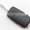 Remote Key For VW With 3+panic flip car key blank (can't be departed)