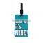 Custom soft pvc travel luggage tag for promotion gifts