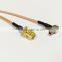 RF SMA Switch TS9 Pigtail Cable RP-SMA Female bulkhead to TS9 Male Right Angle RG316 Cable 15cm 6" for 3G modem ZTE