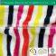 Changshu wholesale Winter pajamas Knitted stripe coral fleece fabric for garment