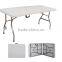 Full range of the plastic folding in half table