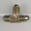 Quality most popular Brass iron Flare Male threaded Tee