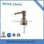 MZ-B18 24/410 ABS plastic metal appearance lotion dispenser pump for liquid soap or shampoo