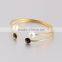 Female Fashion Wild Colorful Diamond With The Pearl Gold Plated Bracelet