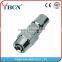 Pipe fast fitting iron quick connectors for plastic tubes sprial tubes