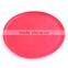 Silicone Pet Frisbee/can custom logo dog frisbee