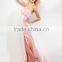 (MY5658) MARRY YOU Sexy Halter Rhinestone Beaded Pink Side Slit Evening Prom Dress