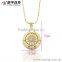 xuping jewelry new-designed gold sun chain pendant/gold long chain pendant