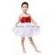 beautiful girl dance dress wholesale summer child kid dress red and white baby girl summer dres