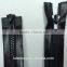 Top quality - two way big plastic zipper black shiny for safety boot