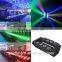 8 lens 12w white or RGBW disco moving head scanner spider LED effect lighting