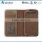 Brown Premium Quality Wallet Design Retro Leather Case for iPhone 6S with Stand