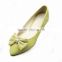 Low Price Selling 2015 Fashion Flat Bowtie Candy Color Scoop Shoes Wholesale Women Flat Shoes Free Shipping