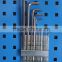 TJG-Z06-S Metal Tool Hook 6 Linkage Bar Hook Rack&Shelf