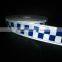 High Visibility PVC Prismatic Reflective Checked Tape For Safety Vest