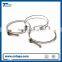 Electro plated galvanized carbon steel double wire hose clamp