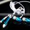 Bullet shape earphone with mic speaker and volume control