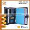 2016 Printing leather 3 rings binder folder portfolio with Snap closure