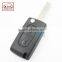 Good Price Peugeot 2 button flip romote key shell for 307 blank with battery place Car Key Peugeot 0536 romote key case