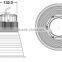 100w Meanwell driver led high bay lighting
