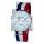 Hot Selling Men's Slim Watch with Nylon Watch bands