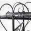Garbagemall Wrought Iron Flower Basket Hanging Multilayer Landing Flower Shelf Living Room Balcony Plant Stands