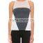 Custom Logo Women Fitness Sports Mesh Block Tank Top