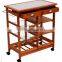 portable rolling decorative trolley cart serving trolley cart