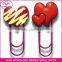 3D soft PVC bookmark, promotional gift paper clip bookmarker custom