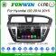 Touch Screen Andriod Car Dvd Player For Hyundai I20 With Car Radio Multi-media Player