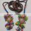 Indian Vintage Handmade Embroidered Waist Belt tassels Tribal Kutch Waist Band Banjara Ethnic Pom Pom Belts
