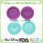 Dia. 7.5cm lovely lace & heart shape silicone cookie stamp