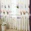 new arrival embroidered flower and dragonfly elegant living room curtain