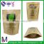 Resealable food grade kraft paper bag heat seal with zipper bag for bread