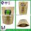 food grade plastic laminated brown kraft paper zipper coffee bags