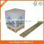 Sides printing note cube with pallet, wooden pallet memo cube