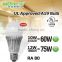 2015 new A19 CUL CE RoHS 1000 lumen led bulb UL led bulb a60