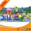 Huaman-friendly plastic playground slide playsets for kids