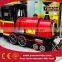 Electric amusement rides trackless tourist train for sale
