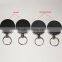 2015 popular half black retractable metal badge reel holder
