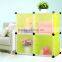 FOHO 4 cube plastic wardrobe sale DIY storage cabinet storage clothes