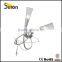Modern Style And G9 Lamp, Silver Color Wrought Iron Crystal Wall Lamp Decoration Bedroom