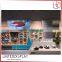 Utility glass shoe rack display