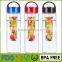 custom bpa free protein bottle fruit infuser shaker water bottle