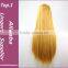 16colors women heat Pink Brown Black Blue Red Yellow white Blonde Green straight cosplay wigs synthetic wig