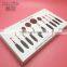 Nylon bendable handle eco-friendly 10pcs toothbrush shaped makeup brush