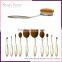 Private label cosmetics 10 pcs makeup brush set