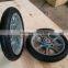 12" Pu foam flat free spoke wheel