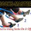 Special New Unique GiftTool Gadget Apparatus aid Put Socks On Off w Shoe horn Adjustable for Men & Woman BEST SELLER $ $$ Black